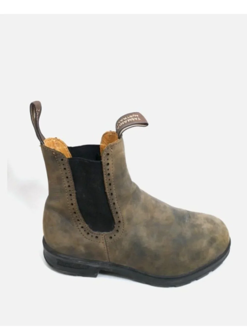 Blundstone 1351 High Top Boots Rustic Brown Women Sz 4 US 7 Chelsea Style Bootie